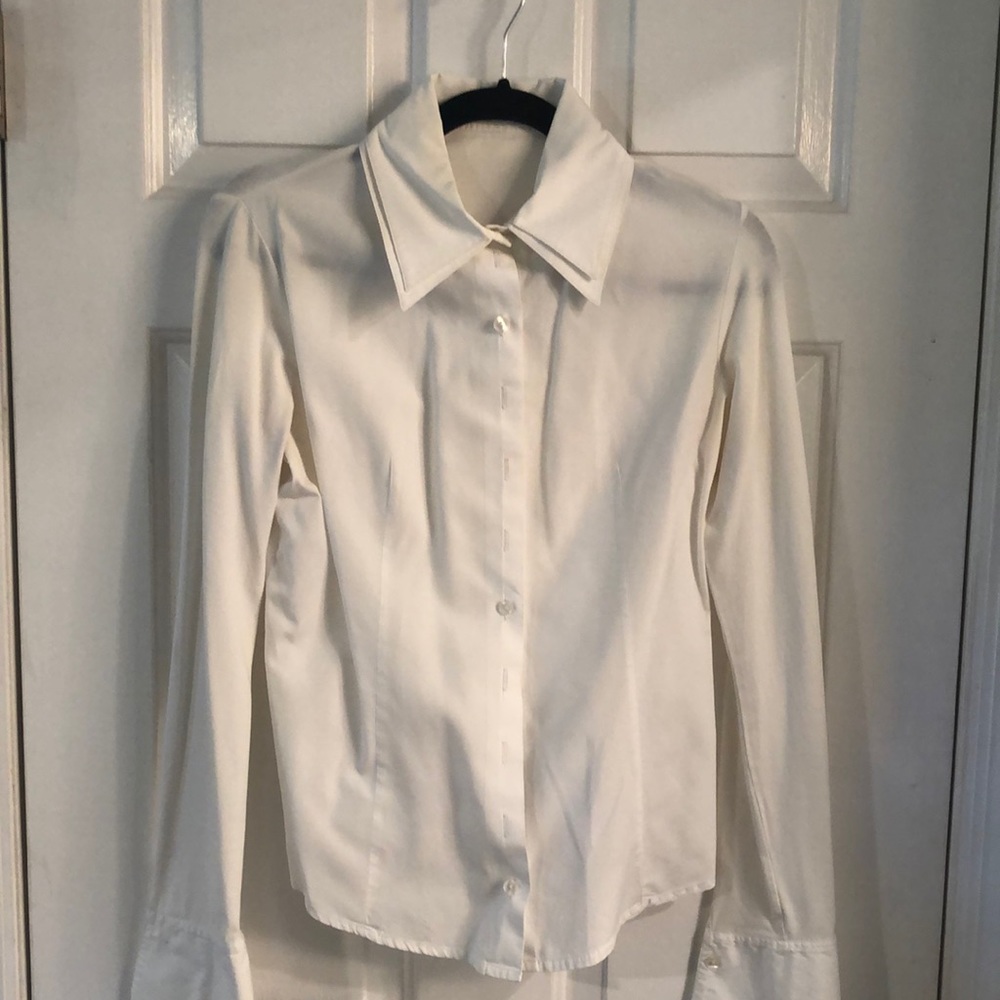 Anne Fontaine white cotton button down